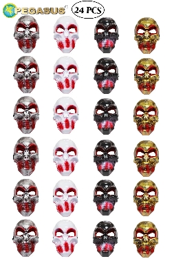 MASCHERA SCHELETRO CF 24 PZ ASSORTITI